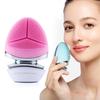 Щетка для чистки лица, электрическая щетка для чистки лица, мини-электрическая щетка для лица, водонепроницаемая микротоковая щетка для лица