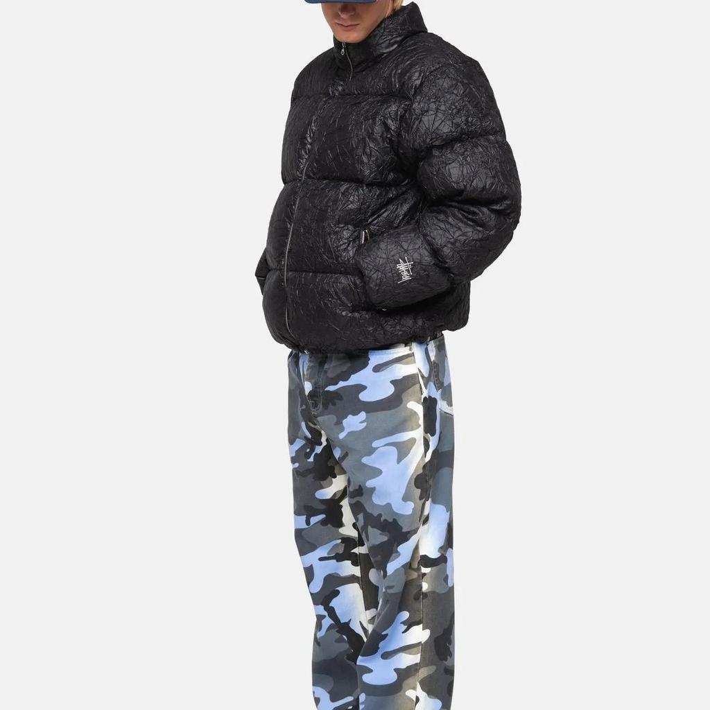 Stussy Wrinkled Nylon Down Puffer Jacket (Unisex) Down Jackets 115729