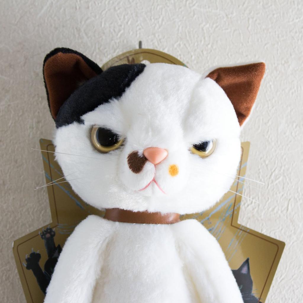 Мягкая игрушка-царапка (L) Кошка, 38 см в высоту, Молоко, M-NSCRATLM