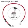 Motoforti Universal 40/50/60/70/110/130/140/180/190/200cm Motorcycle Brake Clutch Oil Hose Line Pipe Hydraulic Stainless Steel Throttles 2