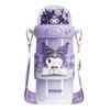X&W Sanrio Термокружка с трубочкой Мультяшная Куроми Бутылка для питьевой воды Вакуумные фляги из нержавеющей стали с 3D креативной крышкой Подарки для детей