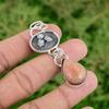 Thanks Giving Day Deal Pear Rhodochrosite Stone Bezel Pendant Jewelry 925 Silver