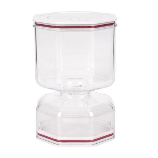 Банка для солений в виде песочных часов, разделитель сока для солений, пищевой, без содержания бисфенола А, герметичный органайзер для солений, сито для хранения солений