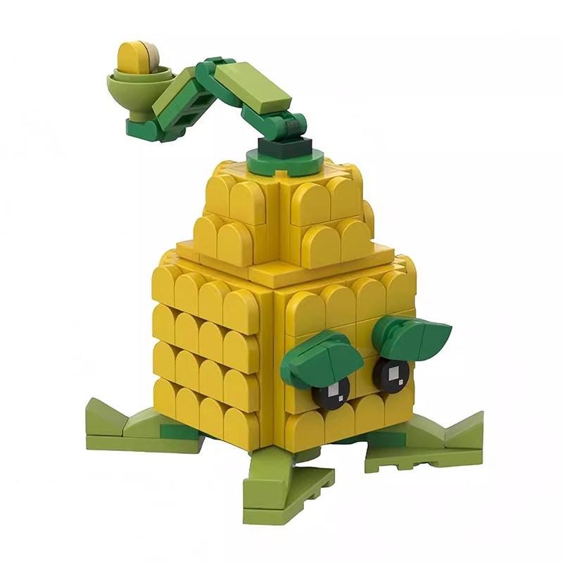 Bricklink Идеи MOC Растения против Зомби Игровые Растения и Зомби Наборы Фигурок для Битвы Горохометы Строительные Блоки Детские Игрушки Хэллоуин Подарок