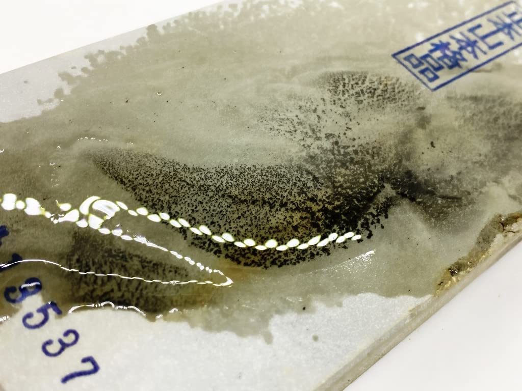 Натуральный точильный камень Шохоньяма Ямаширо Мэйдзи Умегахата Нарутаки Кинбьофэнсуи Асаги Таоамочичи длина Длинная длина высшего качества Укё-ку Ондояма-чо