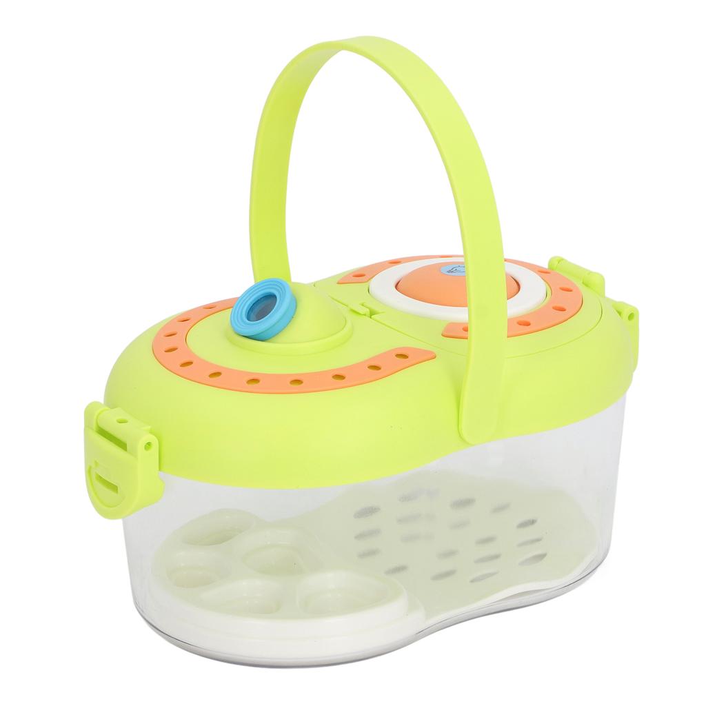 Bug Observation Box Breathable Portable Bug Catcher Cage with Magnifying Glass LED Light for Kids