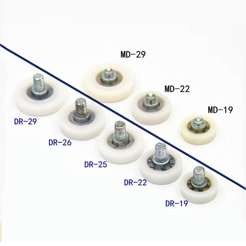 1 шт. Нейлоновый металлический ролик с подшипником для ящика, плоский ролик для раздвижной двери, аксессуары для оконной направляющей