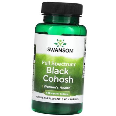 Экстракт черной кохоши, Full Spectrum Black Cohosh 540, 60капс (71280155)
