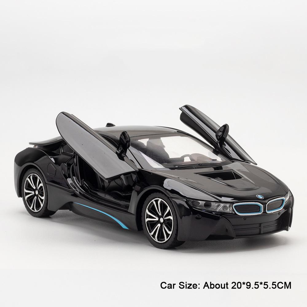 1:22 Z4 i8 Roadster Model Toy Car Wheel Steering Music Light Pull Back Shock Absorption Sports Cars Models Hobby Ornaments