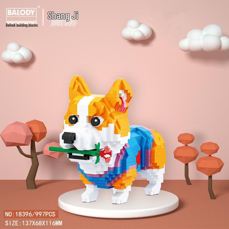 BeleDi Micro Building Blocks: Educational Pet Model Toy for Kids
