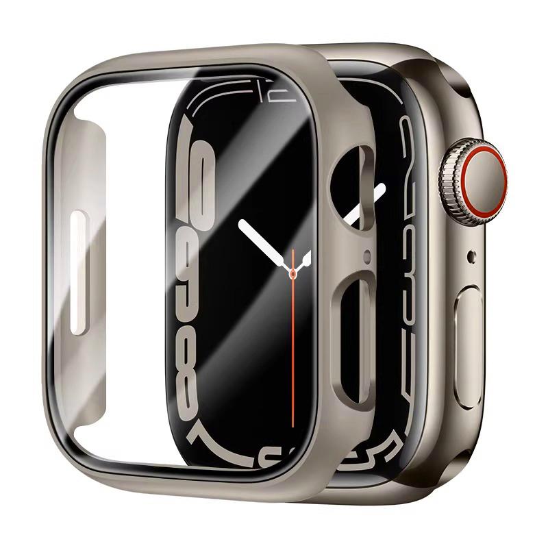 Чехол для Apple Watch 46мм 42мм 49мм 45мм 41мм 44мм 40мм PC Бампер Защитный рукав от падения iWatch Серия 11 10 Ultra 9 8 7 SE