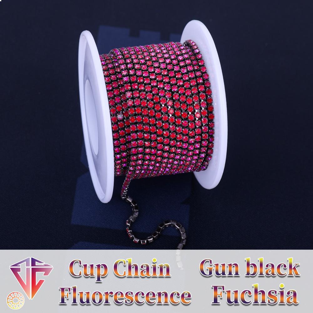 Weichen Boutique флуоресцентная цепь-коготь мокко шифровальная цепь светящаяся дрель, вспышка алмазная цепь аксессуары для одежды своими руками