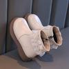 Girls' Velvet-Lined Princess Ankle Boots - Soft Sole Leather Martin Boots for Autumn and Winter