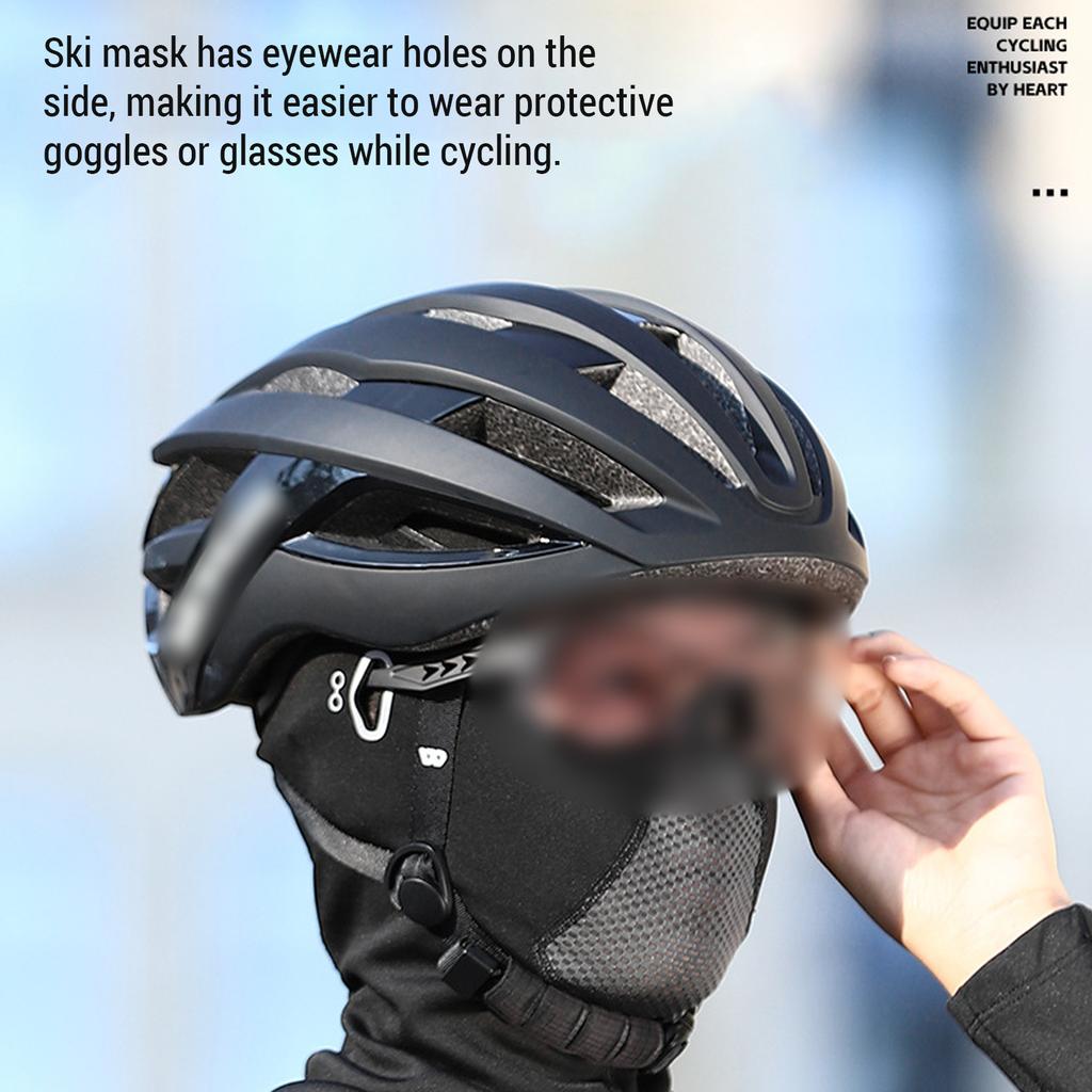Зимняя Балаклава Лыжная маска с отверстиями для очков Тепловая маска для лица для холодной погоды Мотоцикл Велоспорт