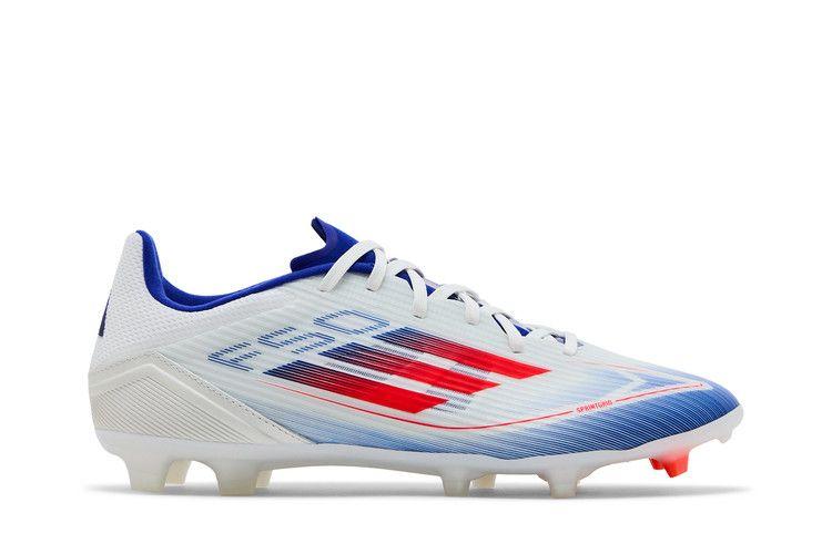 adidas F50 Лига Мульти-Покрытие Облачно-Белый Солнечно-Красный Ярко-Синий
