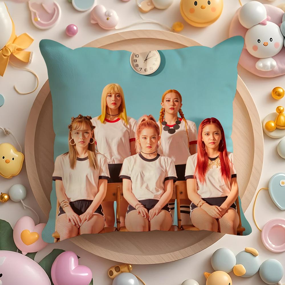 K-pop R-Red Velvet Наволочка Короткий Плюш Двусторонняя Печать Дом Машинная Стирка в Теплый Зимний Чехол для Подушки