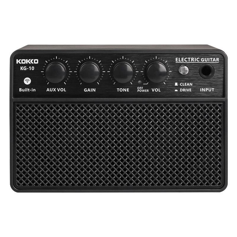 KOKKO KG-10 Портативная электрогитара с Bluetooth, маленькая, перезаряжаемая для использования на открытом воздухе