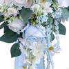 Wedding Bouquet Artificial Rose Flowers Elegant Floral Lifelike Creative Bridal for