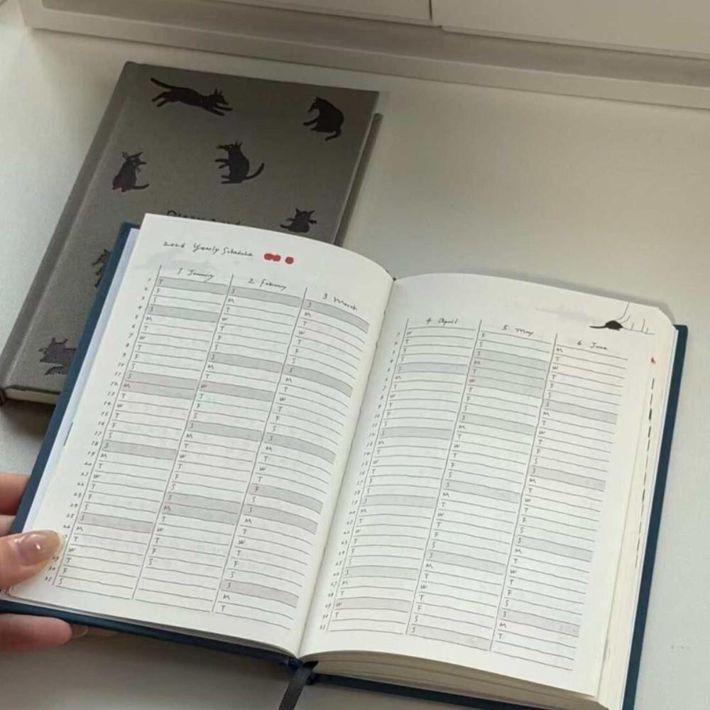 Simple Hard Shell Schedule Book 2026 Time Management Planner  Personal Diary