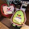 Fabric Car Tissue Boxes Fruit Shape Car Sundries Bags Auto Interior Decoration