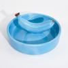 Ceramic Hamster Water Bowl Wide Mouth Tortoise Feeding Dish Anti Spill Pet Feeding Bowl  Small Pet