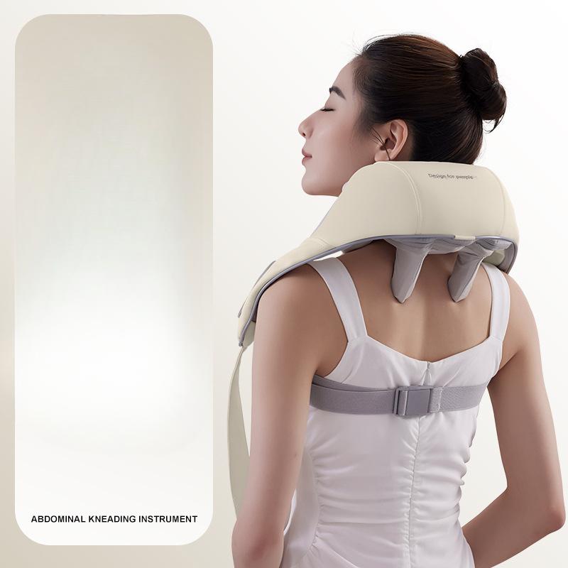 Cervical Massage Machine Multi Functional Neck and Shoulder Heat Apply Neck Pinch and Knead Clover Trapezius Muscle Shoulder and Neck Massager