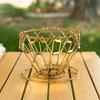 CLS Collapsible Coffee Dripper Filter Paper Holder Camping Stainless Steel Folding Coffee Hand Making Collection Accessories