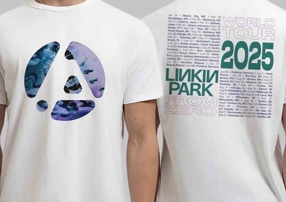 Linkin Park From Zero World Tour 2026 Official Merch T-Shirt