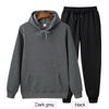 Solid Color Hoodie Two Pieces Set Hooded Sweatshirt Women's Hoodie Autumn Men's Hoodie + Pants Sets