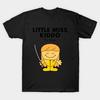 Мужчины Черная футболка с принтом Super Large TShirt Little-Miss-Kiddo No-Cut Передача Бумаги Печати Хлопок футболка