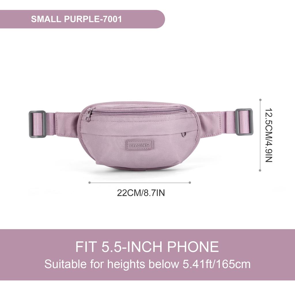 Поясная сумка Fanny Packs для женщин, водонепроницаемая поясная сумка с регулируемым ремешком для путешествий, спорта, бега, мини-модная сумка через плечо