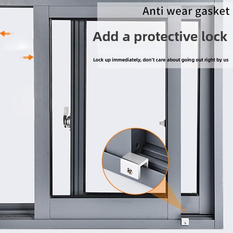 1 шт. оконные замки для вертикальных и горизонтальных окон, регулируемые алюминиевые оконные стопоры, установка без сверления