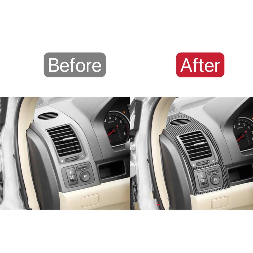Накладка на боковое вентиляционное отверстие автомобиля для Honda для CRV CR-V 2007 2008 2009 2010 2011, автомобильные аксессуары для интерьера из углеродного волокна