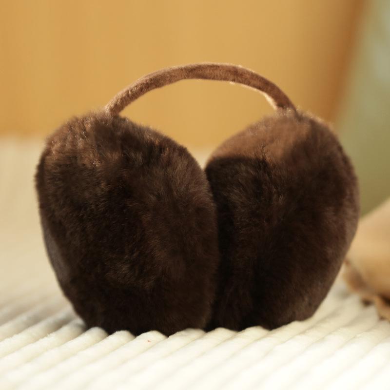 Унисекс складные плюшевые зимние наушники - утеплители для ушей, защищающие от холода