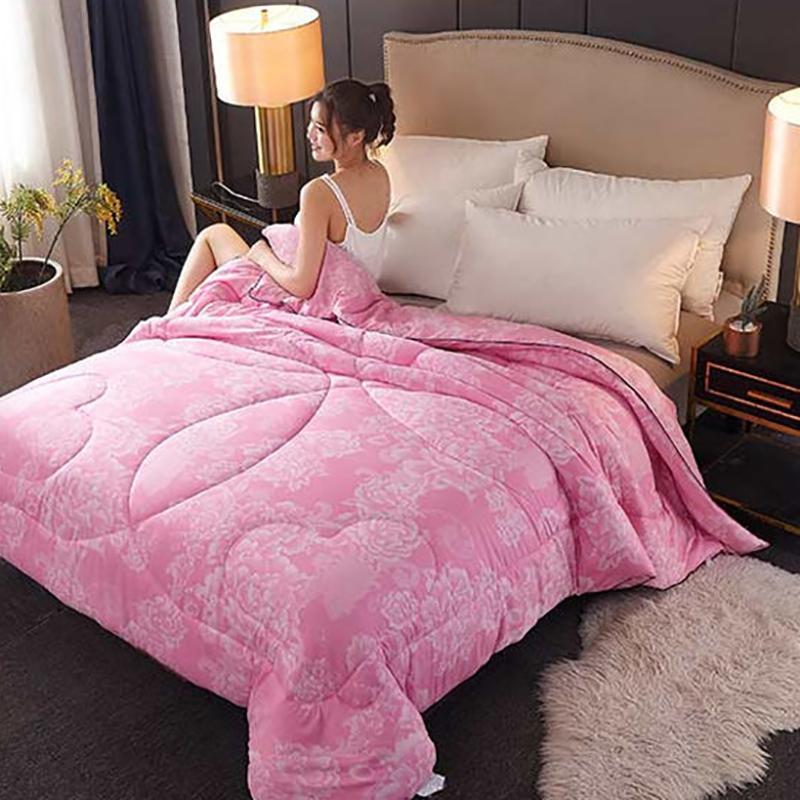 200*230CM Enlarge Double Summer Thin Quilt Summer Cotton Air-conditioning Quilt 100% Mulberry Silk Quilt Summer Cool Quilt