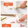 JD Original Cutting Board, Chopping Board for Home Use, Food Contact Grade, Double-Sided PE Thickened, White, 36*1.5cm
