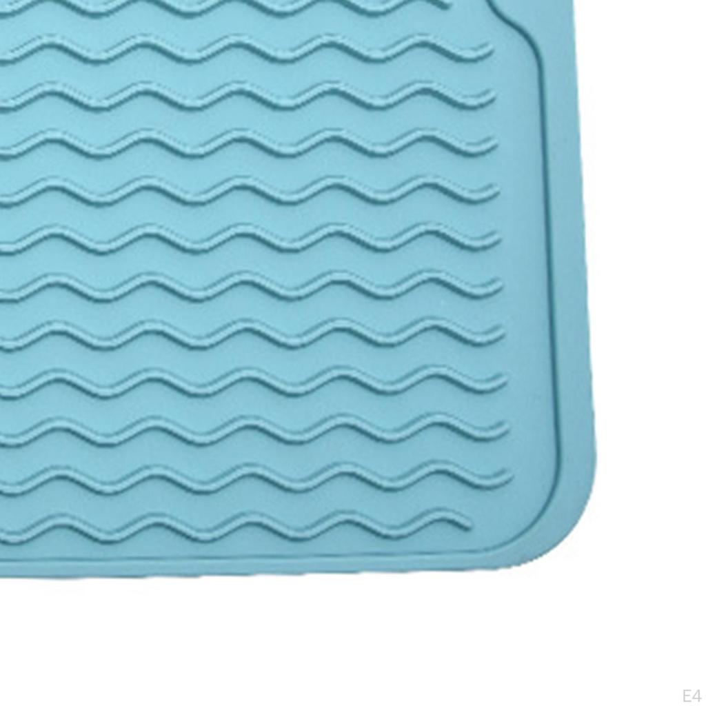 Силиконовый коврик для сушки посуды