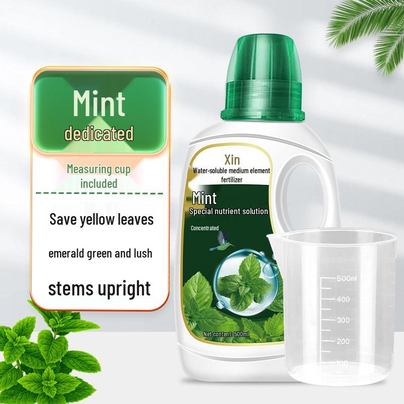 Органическое жидкое удобрение для гидропонной мяты и горшечных растений