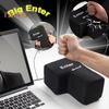 Большая кнопка Enter, питание от USB, антистресс, большая кнопка Enter, игрушка, эргономичная подушка с кнопкой Enter, губчатая подушка, украшение для рабочего стола