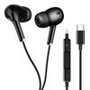 [2025 New Edition] type c earphones wired Compatible with iPhone16/15/Galaxy/Xperia/Google/iPad/Android etc. Type-c with microphone noise canceling