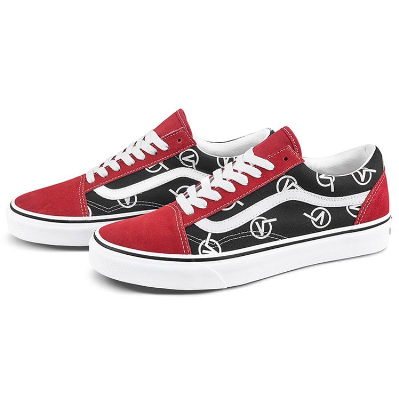 Vans Old Skool Vlogo 'Черный Красный' Vans VN0A4U3B17B