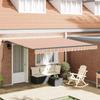 Retractable Awning Multicolor 400 x 300 cm Fabric and Aluminum