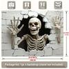 Party Backdrop Halloween Skeleton Spooky Realistic Event Photo Background Party Decor