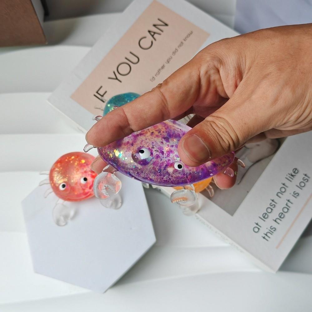 TPR Shellfish Squishy Pinch Le Sparkling Fidget Toys Stress Relief Sensory Toys  Children's Gifts
