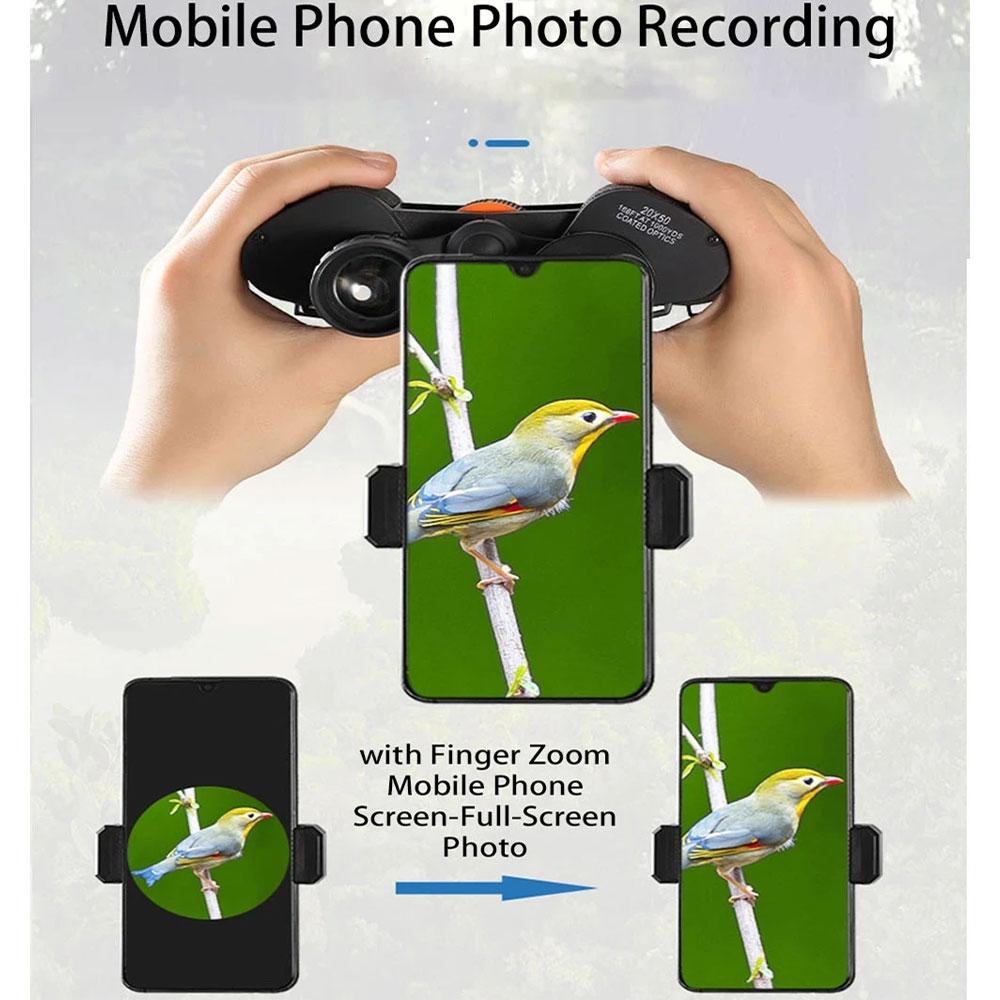 Мощный бинокль, профессиональный телескоп, высокое качество, большой объектив, HD, водонепроницаемые, с низким ночным видением, часы с луной для кемпинга