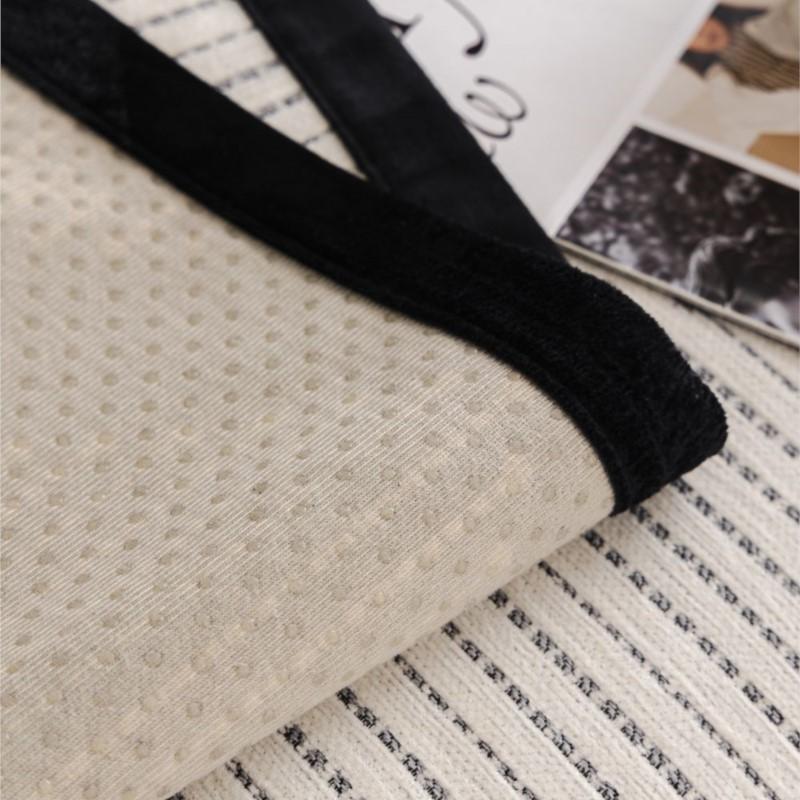 Осенний домашний шенилловый полосатый чехол Funda Sofa Mat Non-Slip White Sofa Cushion Couch Sofa Covers Mat
