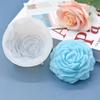 3D Peony Silicone Candle Mold Food Grade Flower Mold DIY Handmade Creative Flower Aromatherapy Plaster Resin Soap Making Supplie