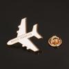 Забавный металлический эмалированный значок, брошь в виде буквы «Авиалайнер», мультяшный самолет, лацкан, булавка, ювелирный подарок