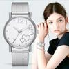 Heart Heart-shaped Women's Women Watch Mesh Belt Love Stainless Steel Mesh Belt Quartz Analog Wrist Watch Fashion Casual New Accessories