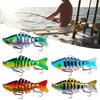 5Pcs Multi-Jointed Swimbait Fishing Lures with Treble Hooks Realistic Looking Bright Color Reusable Hard Baits Artificial Lures